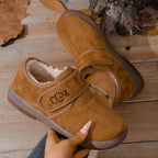 Botas de Inverno Femininas - Fecho Slip-On, Sola de Borracha Antiderrapante, Palmilha Acolchoada - Botas Quentes para Clima Frio para Uso Diário, Viagens, Presente de Halloween Para Mulheres, Botas de Inverno Femininas, Calçado de Festa, Design de Biqueira Redonda, Construção Durável, sola antiderrapante