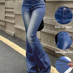 High-Waisted Flare Denim Jeans for Women