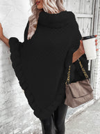 Casaco Capa Elegante Feminino com Gola em Pelo Sintético - Casaco de Inverno Macio com Acabamento em Pelo Felpudo, Roupa Exterior Chic para Todas as Estações, para Uso Diário e Eventos Formais