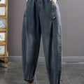 Harlan Women's Oversized Jeans - Cozy Winter Essential