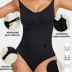 Seamless Women's Body Shaper with Adjustable Straps