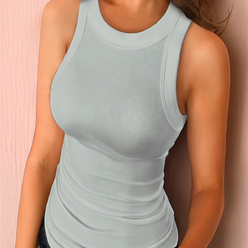 Sleek Women's Sleeveless Slim Tank Top