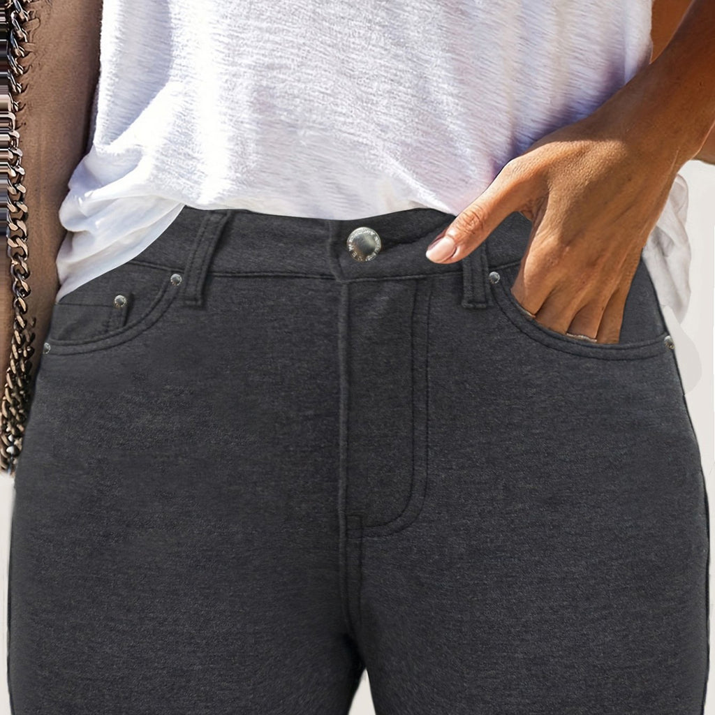 Elegant Skinny Pants with Stretch Comfort