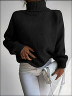 Blusa Feminina Elegante de Gola Redonda - Suéter Macio e Quente de Cor Sólida para Inverno, Lavável na Máquina, Tops Aconchegantes para Outono e Inverno, Versátil para Looks Casuais ou Sofisticados, Suéter Simples para Jeans/Vestidos/Saias