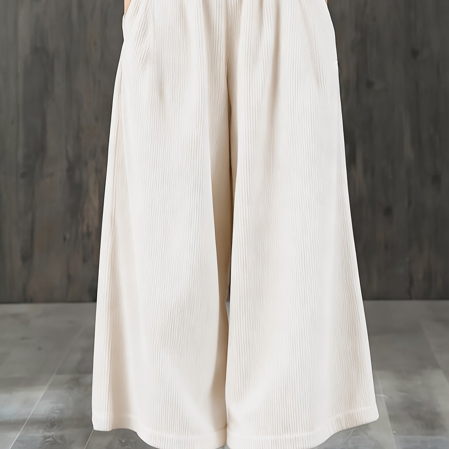 Wide-Leg Corduroy Pants - Effortless Elegance for Every Occasion