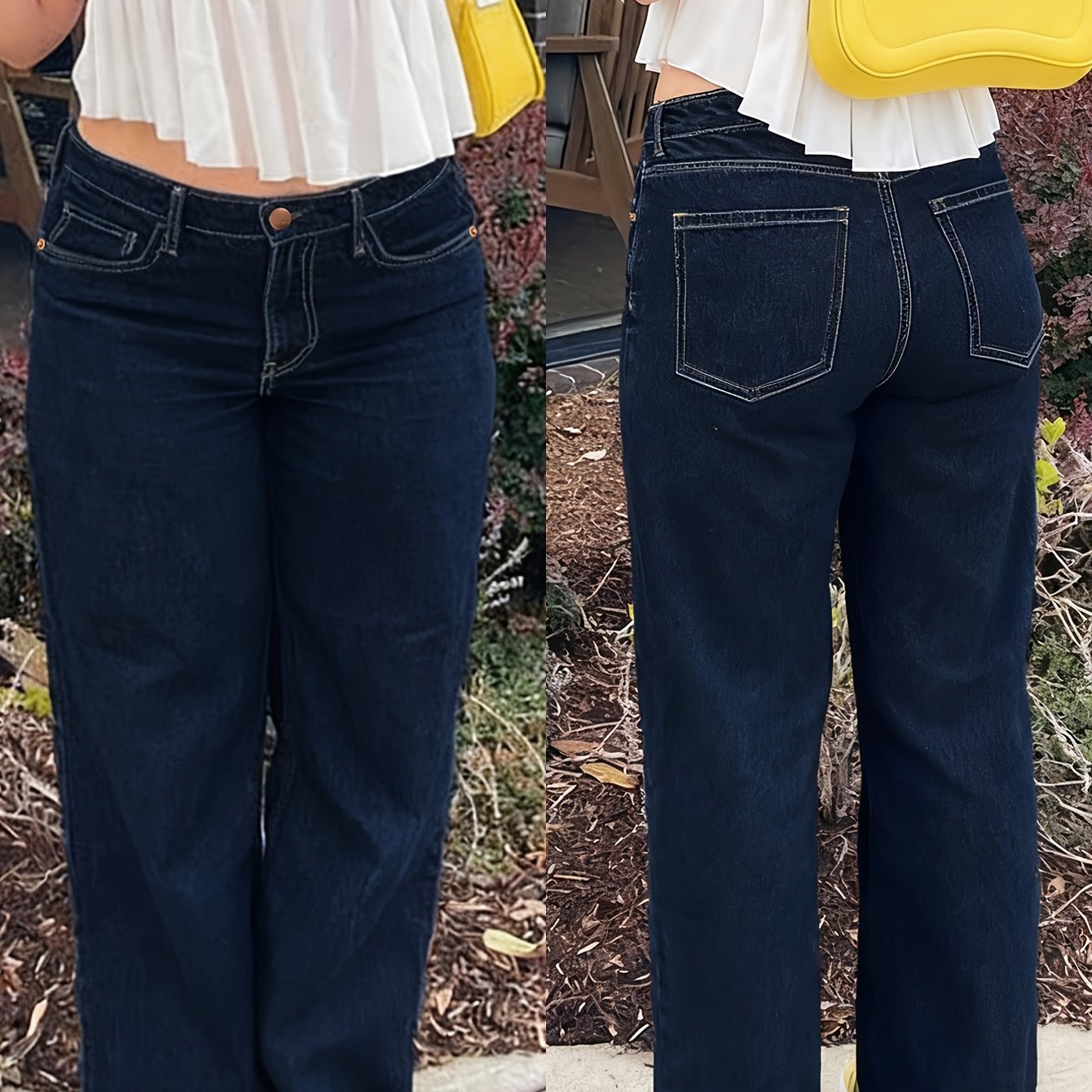Wide Leg Jeans: The Effortless Curve Enhancer