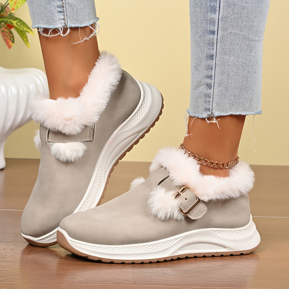 Botas de Neve de Inverno para Mulheres - Aconchegantes e Quentes com Bico Redondo, Sola Macia e PVC, Tamanhos Grandes (Larguras Amplas Disponíveis) para Gelo, Neve e Lama - Botas Casuais e Elegantes para Presentes de Natal, Atividades ao Ar Livre - Adequadas para xxx