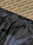 Calças Cargo Camufladas Femininas - Calças de Corte Larga com Cordão na Cintura, Tecido Sem Elasticidade para Uso Diário e Exterior - Calças Casuais para Mulher para Todas as Estações, Roupa de Exterior, Calças de Corte Relaxado, Construção Durável, Estilo Jogger, Uso Confortável