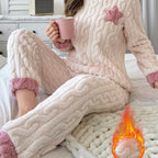 Star Jacquard Cozy Women's Pajama Set
