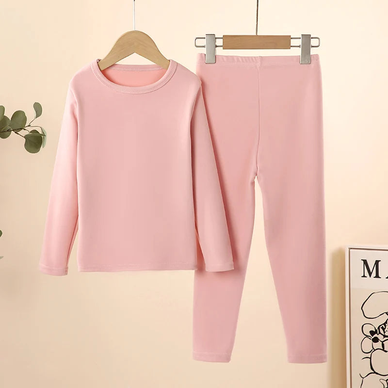 Cozy Kids' Thermal Set for Chilly Celebrations