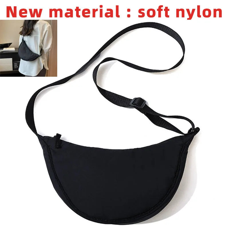 Elegant Minimalist nylon Shoulder Bag