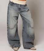 Effortless Chic: Women's Wide-Leg Denim Pants