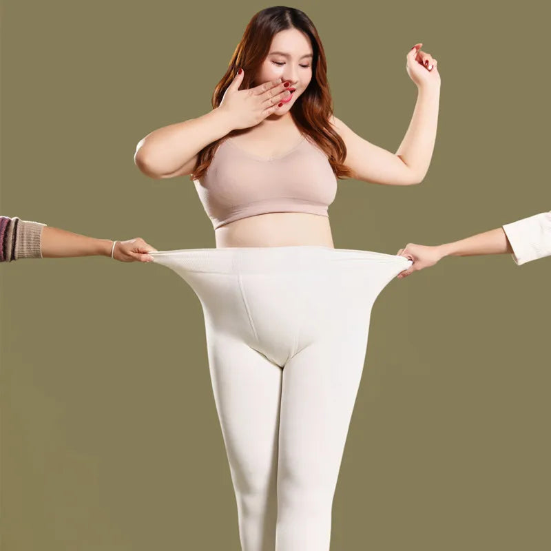 200d plus size calças quentes mulheres velo collants dança ballet mulher grosso quente elástico meia feminina branco meia-calça menina