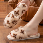 Fuzzy Fur Women's Slippers Indoor Autumn Winter Luxury Designer Woman Shoes Flats Fluffy Casual Slides Elegant Plush Home Shoe
