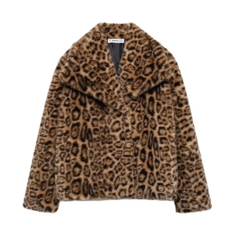 Elegant Faux Fur Women's Jacket - Cozy & Stylish