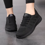 Women's Breathable Platform Running Sneakers