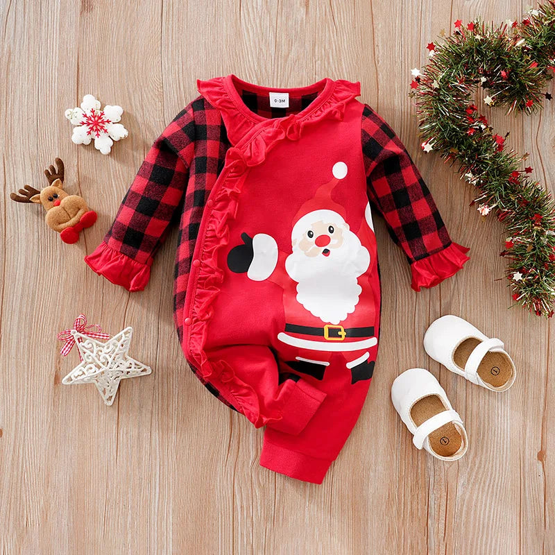 SnuggleFest: Cozy Christmas Baby Rompers