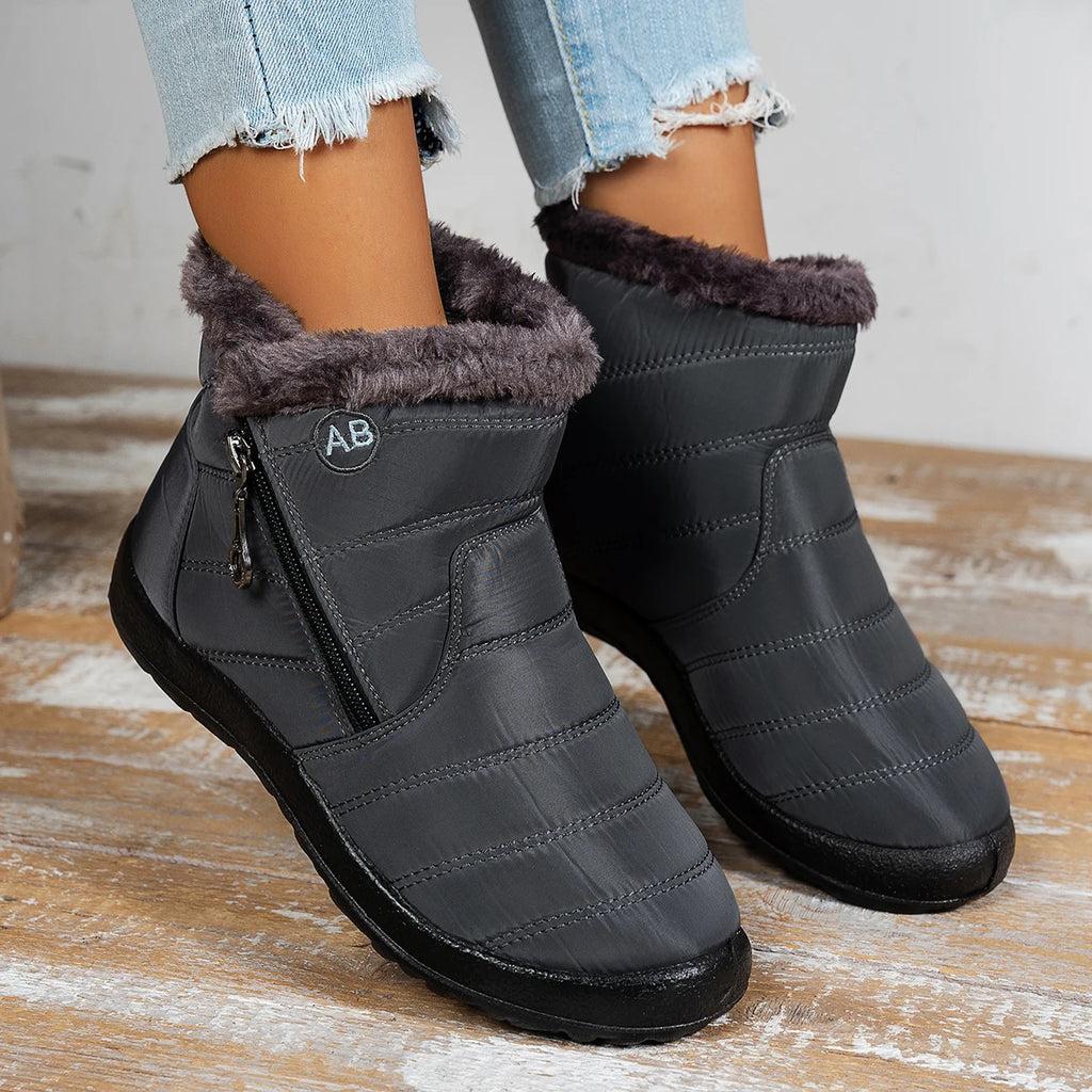 Stylish Winter Ankle Boots – Waterproof & Cozy
