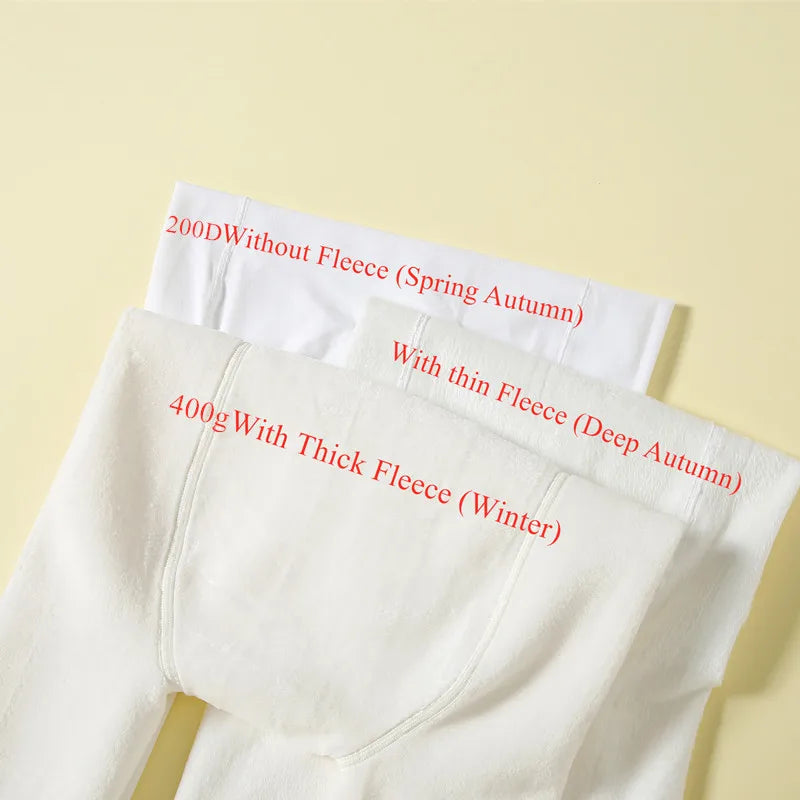 200d plus size calças quentes mulheres velo collants dança ballet mulher grosso quente elástico meia feminina branco meia-calça menina