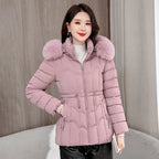 Elegant Winter Hooded Down Jacket for Women