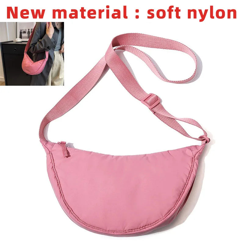 Elegant Minimalist nylon Shoulder Bag