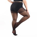 XL 2XL 3XL 4XL Meia-calça de tamanho grande anti-gancho resistente a rasgos super elástica ponto mágico meia-calça sem costura plus size nylons senhora