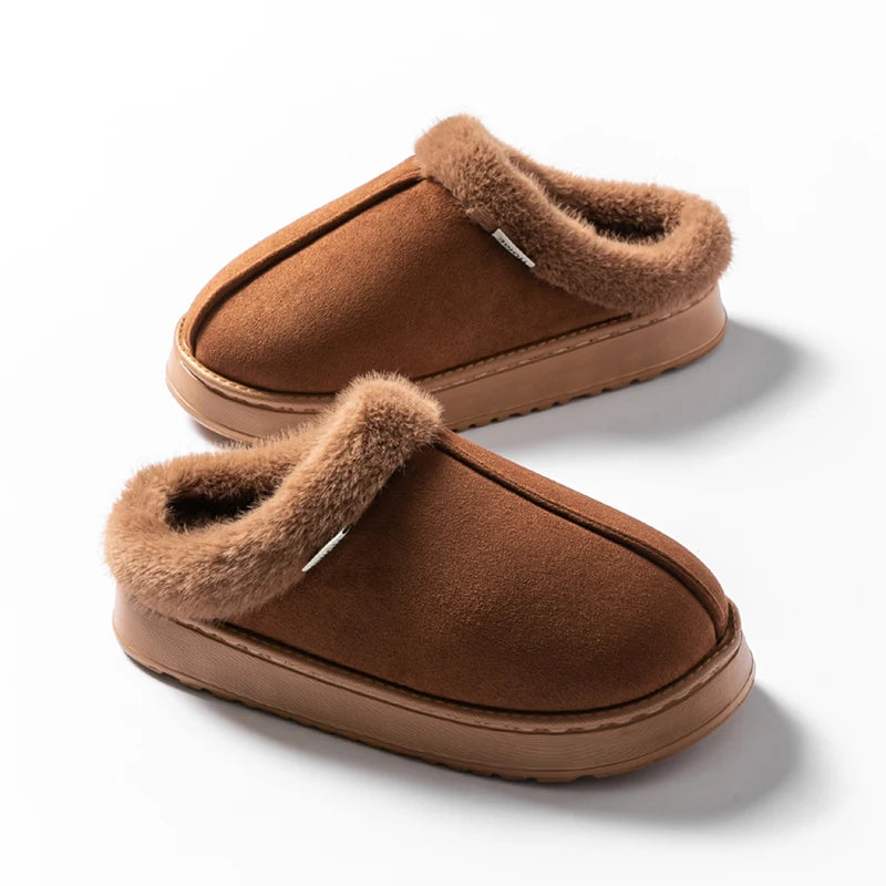 Cozy Fluffy Slippers - Anti-Slip Warmth for Winter