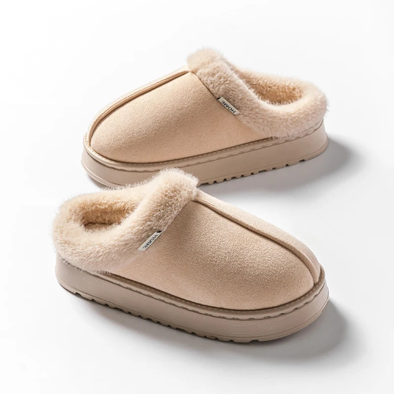 Cozy Fluffy Slippers - Anti-Slip Warmth for Winter