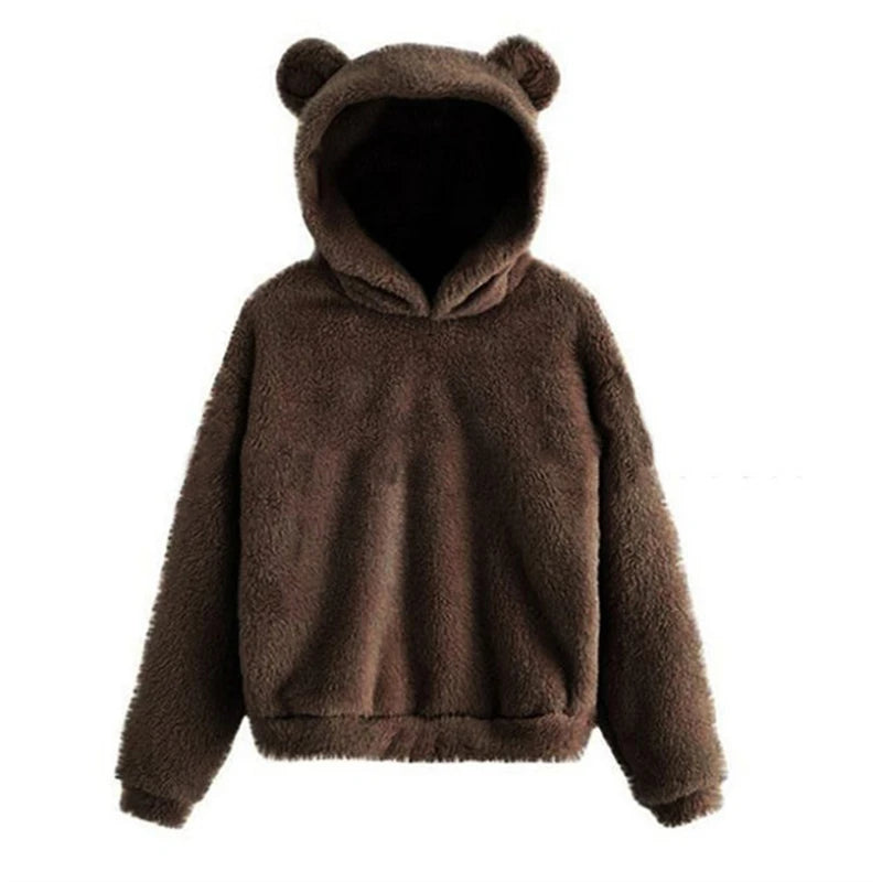 Cozy Bear Ear Hoodie - Minimalist Winter Warmth