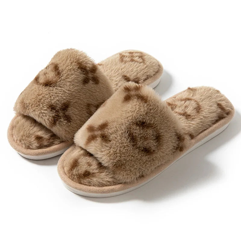 Elegant Plush Women's Indoor Slippers