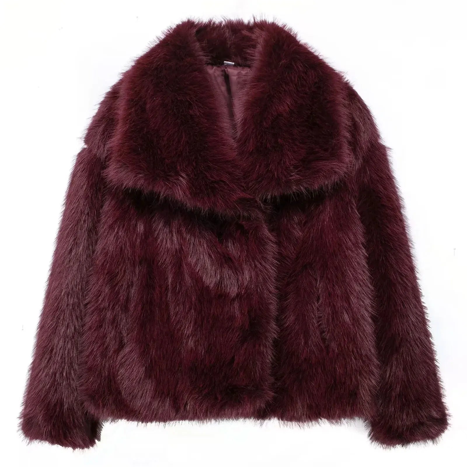 Elegant Faux Fur Women's Jacket - Cozy & Stylish