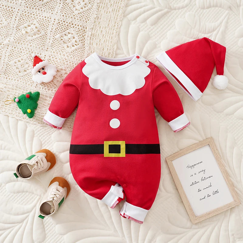 SnuggleFest: Cozy Christmas Baby Rompers