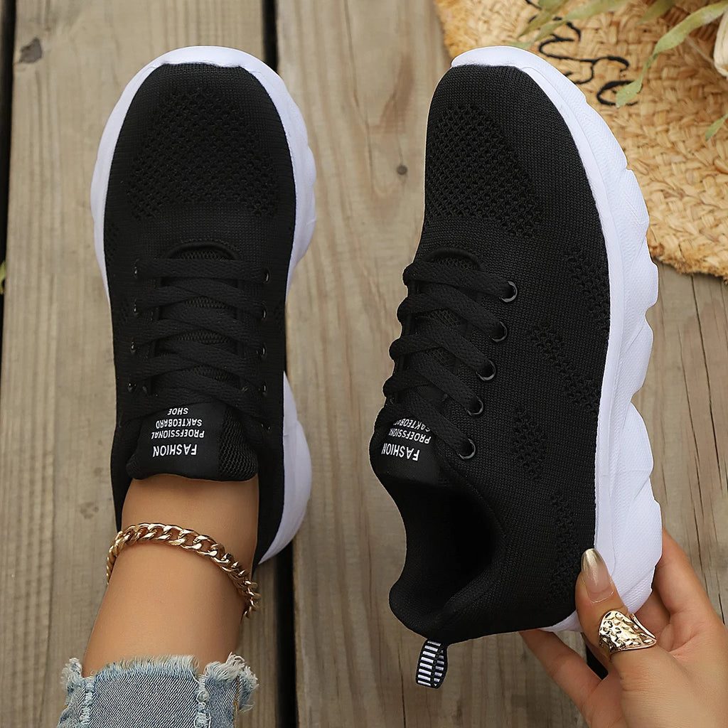 Women's Breathable Platform Running Sneakers