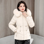 Elegant Winter Hooded Down Jacket for Women