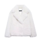 Elegant Faux Fur Women's Jacket - Cozy & Stylish