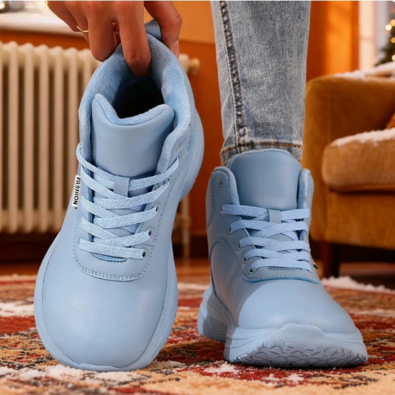 Women's Minimalist Waterproof Snow Boots - Comfort & Style