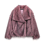 Elegant Faux Fur Women's Jacket - Cozy & Stylish