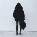 Luxurious Faux Fur Hooded Coat for Women