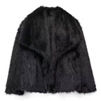 Elegant Faux Fur Women's Jacket - Cozy & Stylish