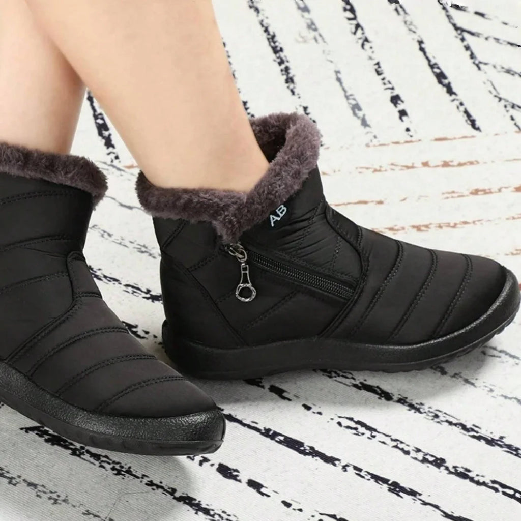 Stylish Winter Ankle Boots – Waterproof & Cozy