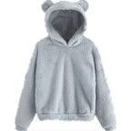 Cozy Bear Ear Hoodie - Minimalist Winter Warmth