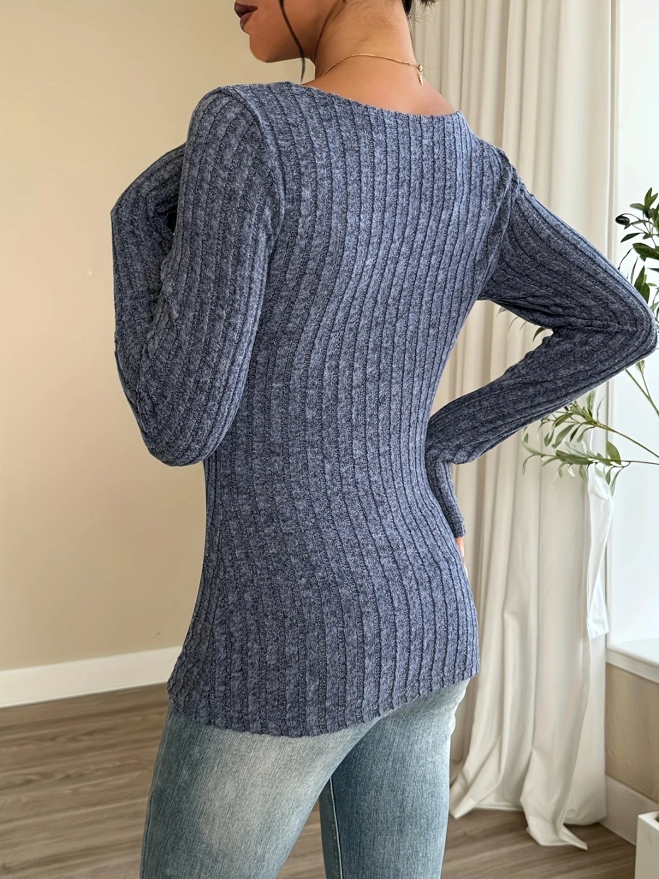 Elegant Casual Woman T-Shirt Fashion Loose T-Shirt Woman Temperament Long sleeve T-Shirt Holiday Weekend