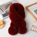 Plush Faux Rabbit Fur Winter Neck Warmer
