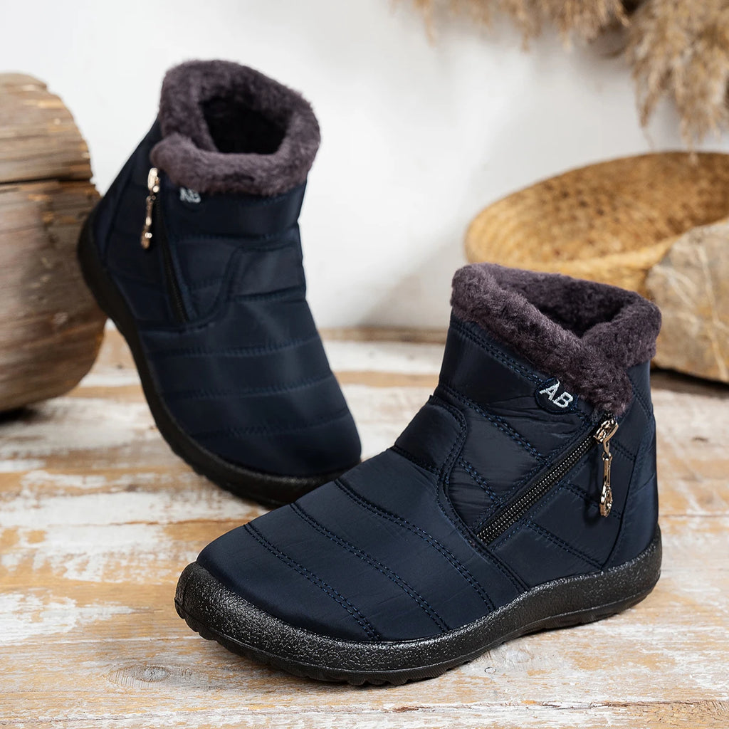 Stylish Winter Ankle Boots – Waterproof & Cozy
