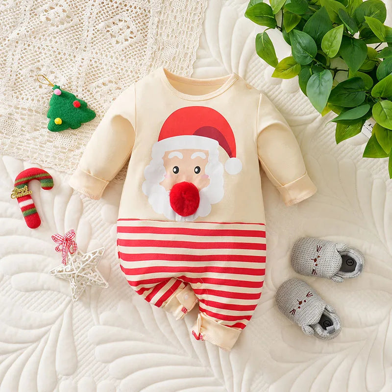 SnuggleFest: Cozy Christmas Baby Rompers