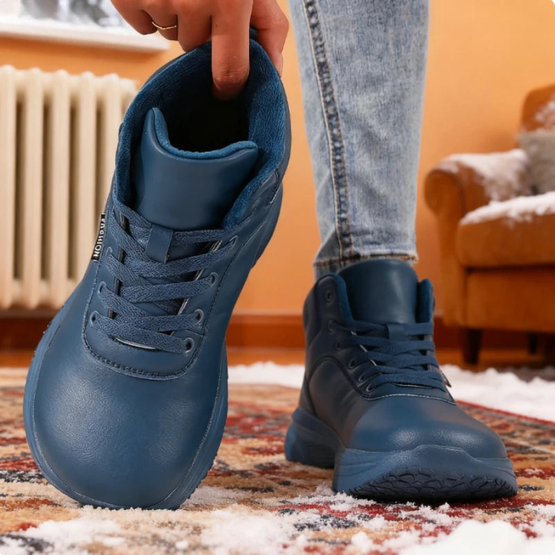 Women's Minimalist Waterproof Snow Boots - Comfort & Style