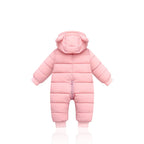 Cute Baby Boys Snowsuit New Born baby girls Winter Coat Toddler Clothes Hooded Zip Jumpsuit Baby bunting winter winter baby boy