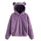 Cozy Bear Ear Hoodie - Minimalist Winter Warmth