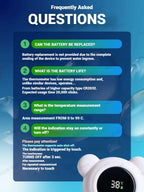 AiQUE Touch control Baby Bath Temperature Monitor LED Display Bath Thermometer Cartoon Digital Water Temperature Meter