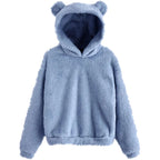 Cozy Bear Ear Hoodie - Minimalist Winter Warmth